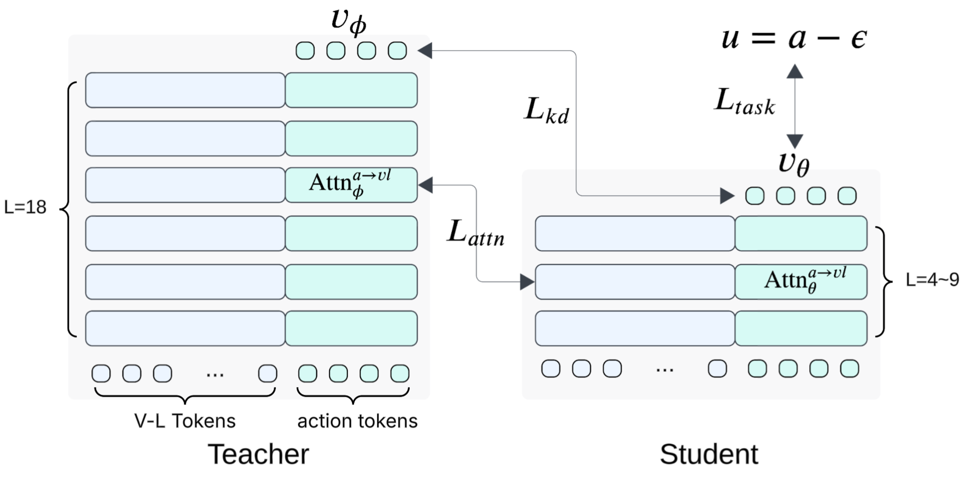 Shallow-pi knowledge distillation diagram